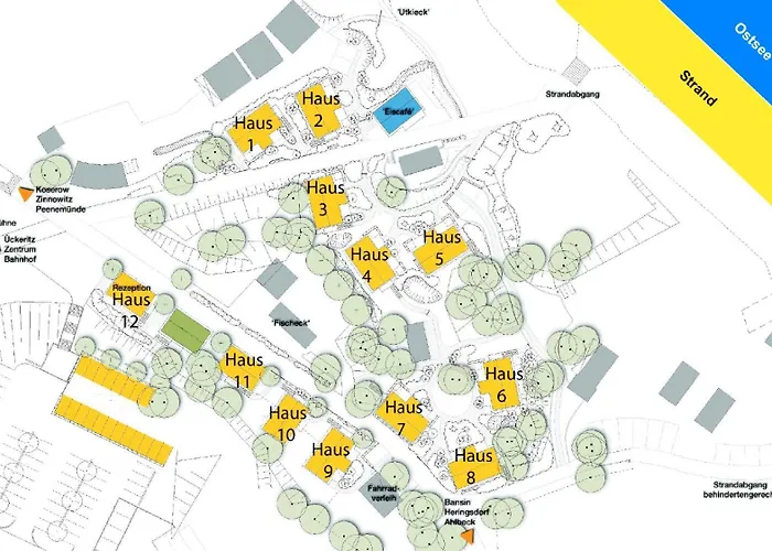 Apartment Dünenhäuser Unserusedomde Ca40qm Direkt Am 6i1 *